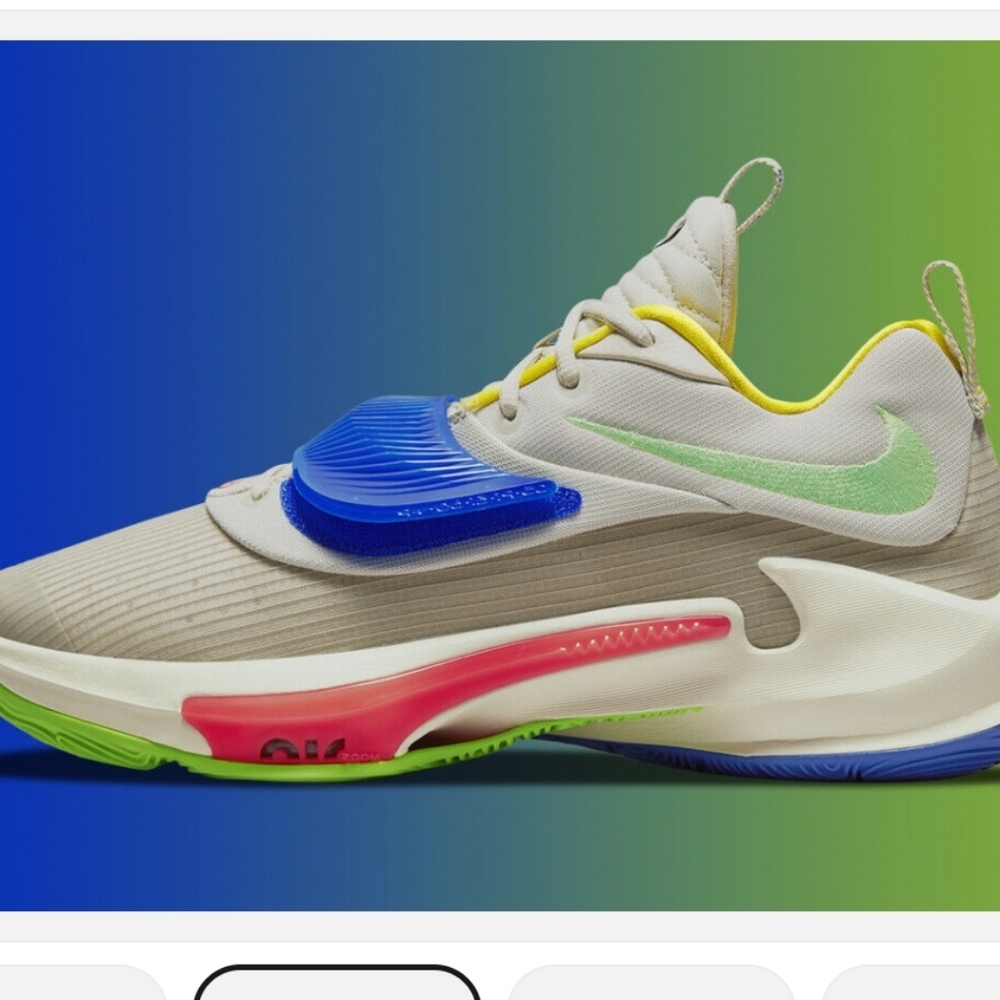 New Nike Giannis Zoom Freak 3 size 8 basketball tennis shoe - Picture 5 of 6